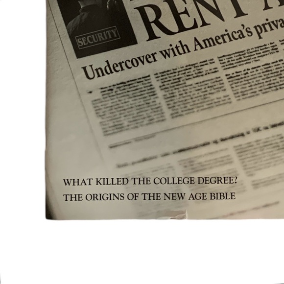 Harpers Magazine September 2024 Rise Of The Rent A Cop College Degree Bible - Picture 2 of 6